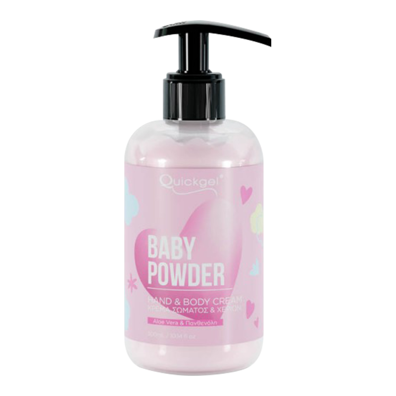 Ενυδατική κρέμα χεριών και σώματος Baby Powder 300ml