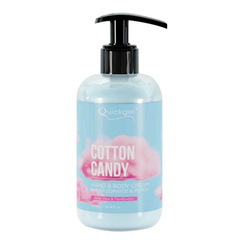 Ενυδατική κρέμα χεριών και σώματος Cotton Candy 300ml